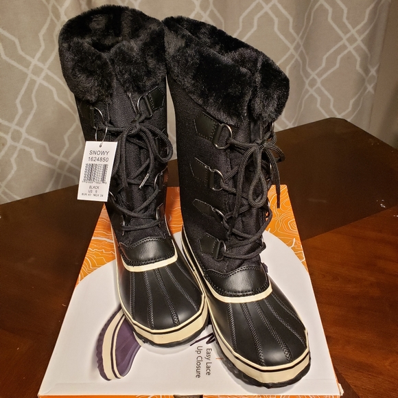 JBU Ladies Winter and Spring boots, black in colo, size 9 - Picture 10 of 10